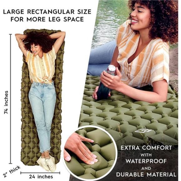 Sleeping Pad for Camping Ultralight Backpacking,SleepingMat for Hiking,Traveling - Picture 2 of 6